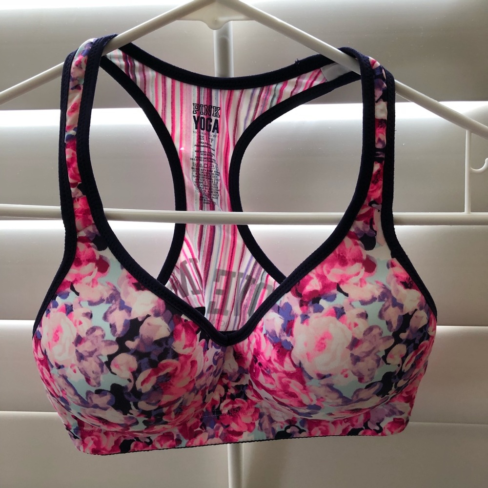PINK push up yoga bra 🌸